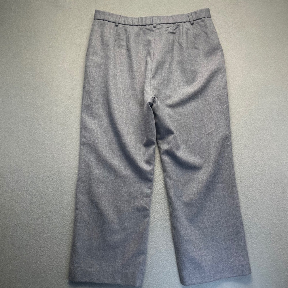 Pendleton Women Dress Pants Gray Wool Size 16 Made in USA Professional Trousers - Picture 2 of 8